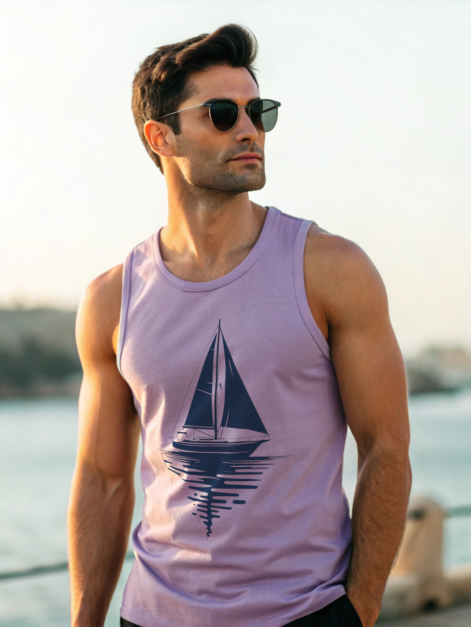 a-attitude-full-fit-man-wearing-a-levender-sleevel