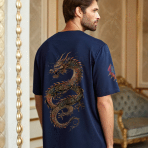 Wrath of the Dragon Terry Oversized T-Shirt